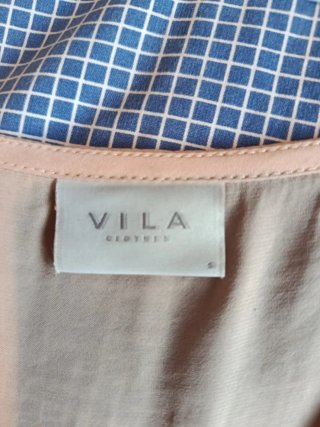 Camiseta Vila beige fresca