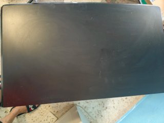Mesa TV cristal negro
