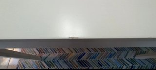 Mesa extensible blanca de madera