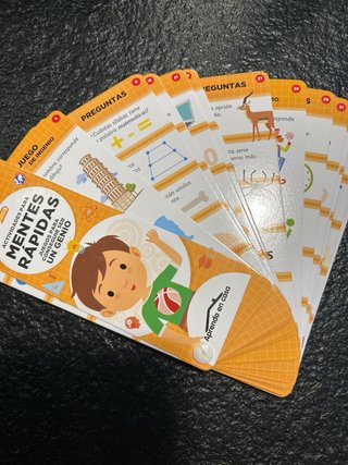 Juego Mentes Rápidas 8+ Años
