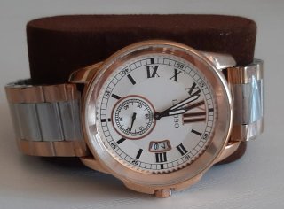 Orologio Curren Uomo Acciaio Dorato/Argento