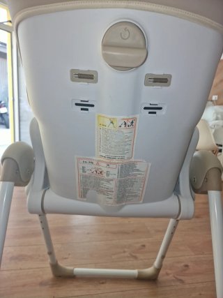 Trona elevable y reclinable polipiel