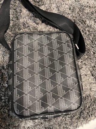 Riñonera Lacoste Negra y Gris