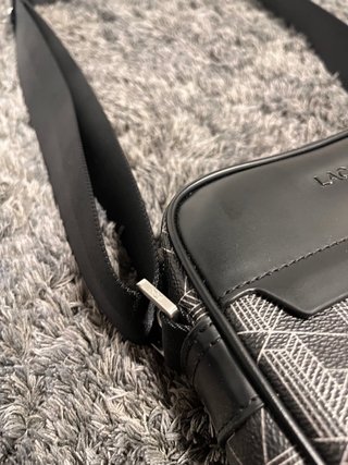 Riñonera Lacoste Negra y Gris