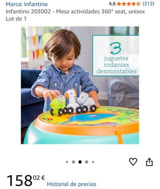 Mesa Actividades 360 Infantino