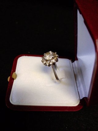 Anillo Majorica Plata Circonita