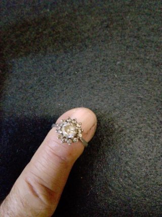 Anillo Majorica Plata Circonita