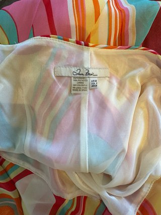 Vestido midi Zara estampado multicolor T.36