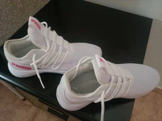 Deportivas Puma Mujer Talla 38.5 Blancas/Rosa