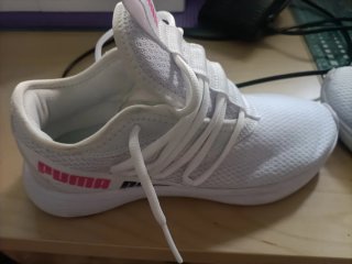 Deportivas Puma Mujer Talla 38.5 Blancas/Rosa