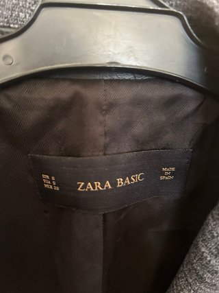 Chaqueta Zara Mujer Gris