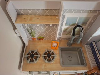 Cocinita infantil de madera