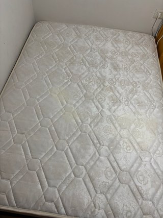 Cama Matrimonio Metal y Madera