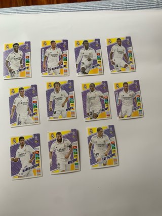 Cromos Fútbol Real Madrid