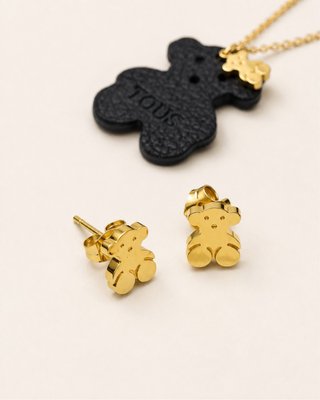 Conjunto Tous Oso Negro y Dorado
