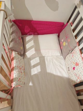 Cuna-cama colecho  + ropa de cuna+colchon