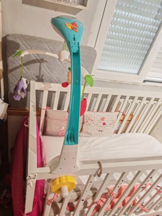 Cuna-cama colecho  + ropa de cuna+colchon