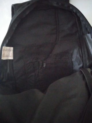 Mochila negra Geonaute 36x28 cm