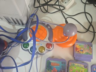 Consola V.Smile Morada y Naranja