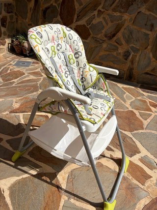 Trona para bebé con estampado de números