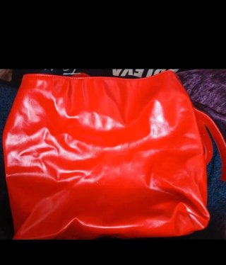 Bolso Stradivarius Rojo Charol
