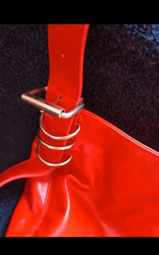 Bolso Stradivarius Rojo Charol