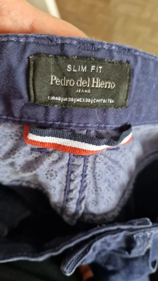 Conjunto americana y pantalón azul