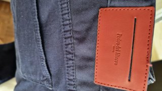 Conjunto americana y pantalón azul