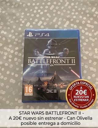 Star Wars Battlefront II PS4 - Nuevo
