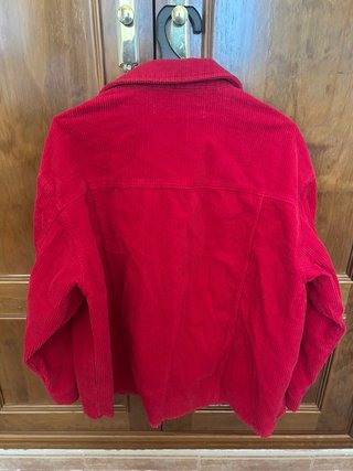 Chaqueta Zara Roja Corduroy Talla M
