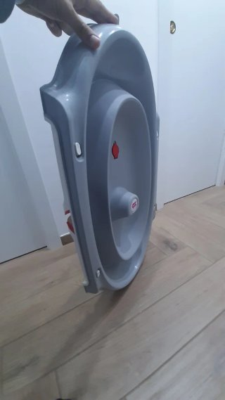 Bagnetto neonato grigio chiaro