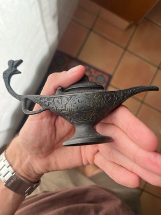 Lámpara de aceite vintage Aladino