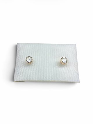 Pendientes Oro 18kt con Circonita