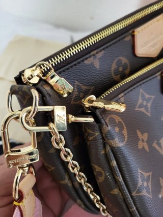 Bolso Louis Vuitton 3 en 1 Marrón/Rosa