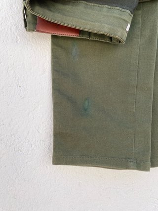 Pantalón Vaquero Verde Oliva Punt Roma