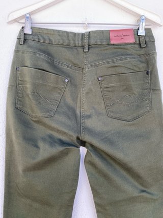 Pantalón Vaquero Verde Oliva Punt Roma