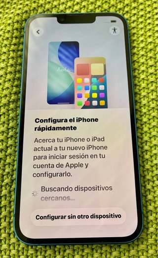 iPhone 13 Azul 128GB - Caja y Auriculares