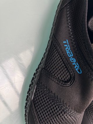 Escarpines-Zapatos de agua Tribord negros y azules