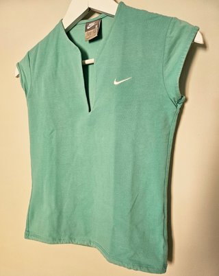 Nike Vintage Y2K Turqouise Teal Cap Sleeve Top Siz