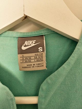 Nike Vintage Y2K Turqouise Teal Cap Sleeve Top Siz
