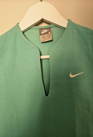 Nike Vintage Y2K Turqouise Teal Cap Sleeve Top Siz