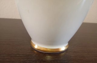 Jarra Porcelana Royal KM BAVARIA Dorada, años 50