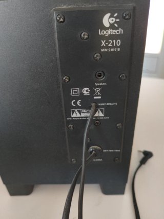 Altavoces Logitech X-210 Negro