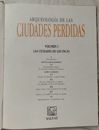 Las Ciudades de los INCAS (SAVAT)