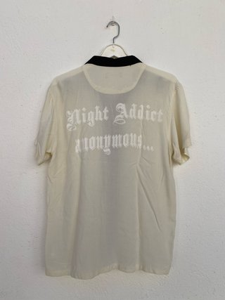 Camisa Manga Corta Cuello Cubano Night Addict