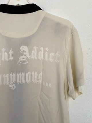 Camisa Manga Corta Cuello Cubano Night Addict