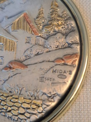 Cuadro Bajorrelieve Plata 925 MIDA'S