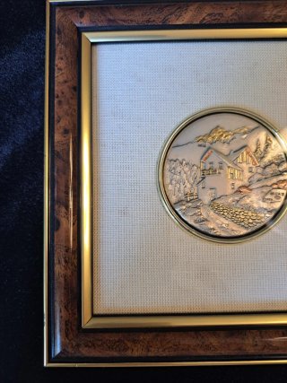 Cuadro Bajorrelieve Plata 925 MIDA'S