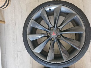 Llantas Tesla 21 Turbine Carbon Originales