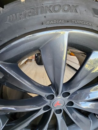 Llantas Tesla 21 Turbine Carbon Originales